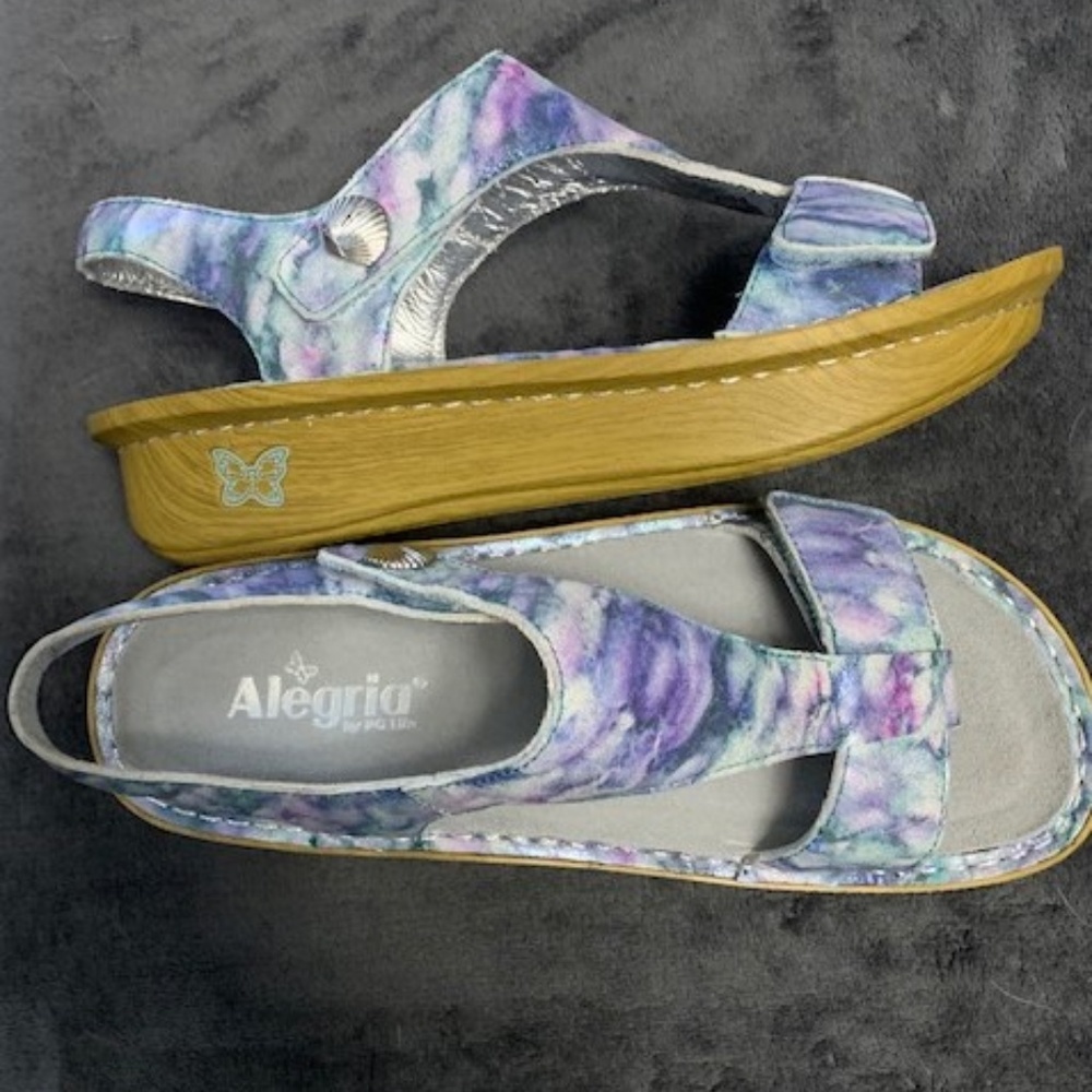 Alegria Leather Sandals (Kendra) Size 10 (EU 40)